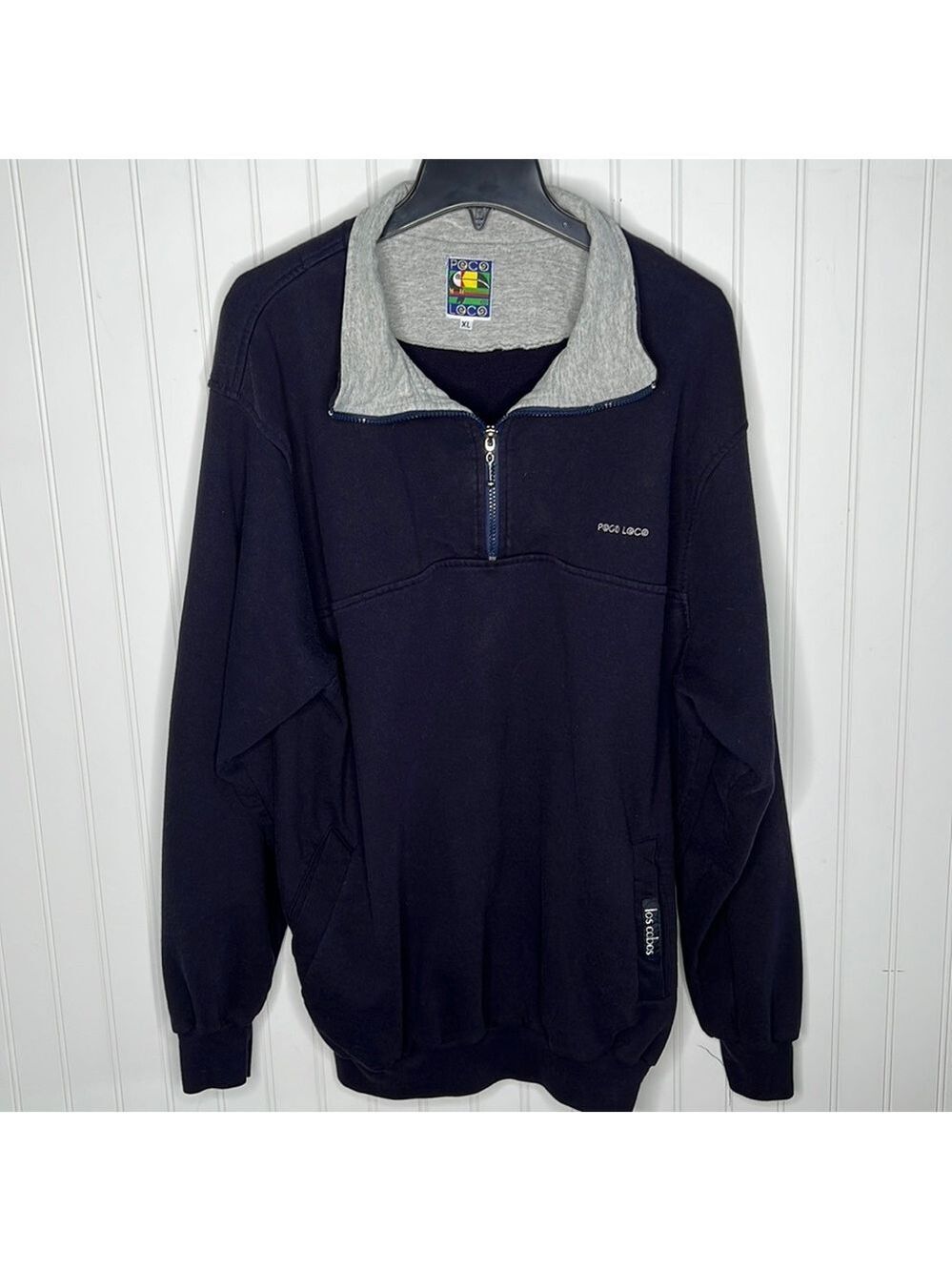 Poco Loco Vintage Pull Over Sweatshirt Size Extra Large